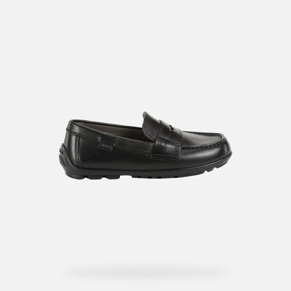 Geox Loafers Black New Fast - Geox Boys Shoes - PUQOFX823